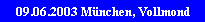 09.06.2003 M�nchen, Vollmond