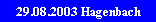 29.08.2003 Hagenbach
